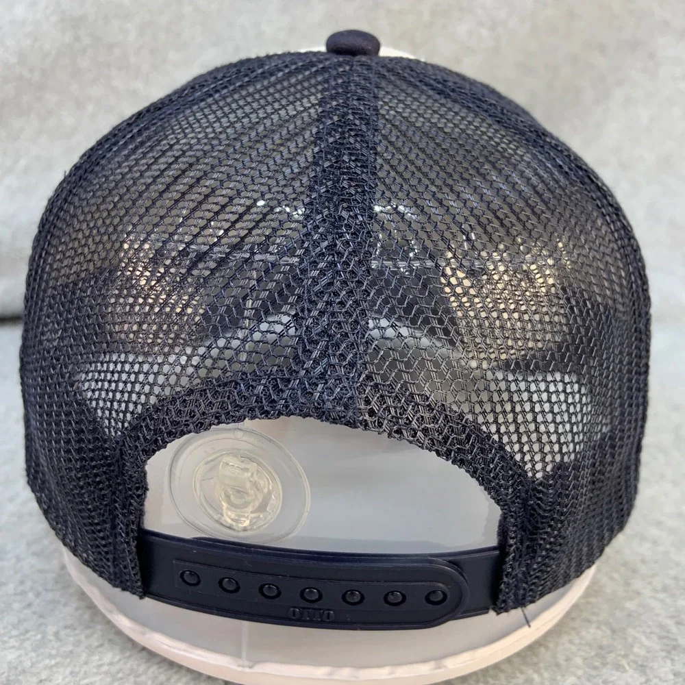 Bird Logo Youth Navy Blue Otto Trucker Hat Snapback Mesh Cap 39-165 OSFM